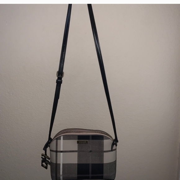 Kate Spade Plaid Crossbody Bag - Black and Cream - Picture 3 of 5